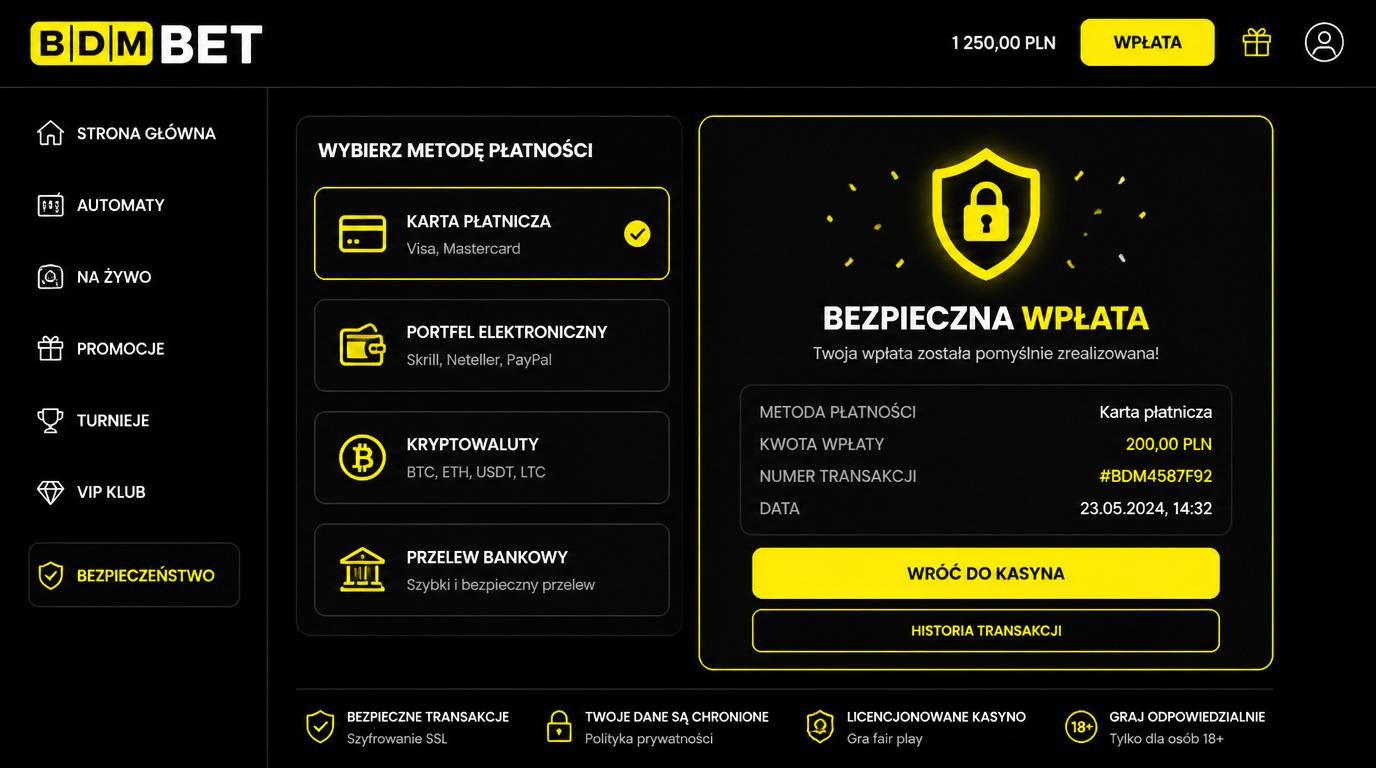 ikonki roznych metod platnosci z symbolem bezpieczenstwa